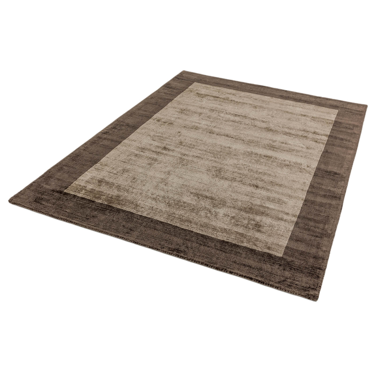 Asiatic Blade Border Choco / Mocha Rug