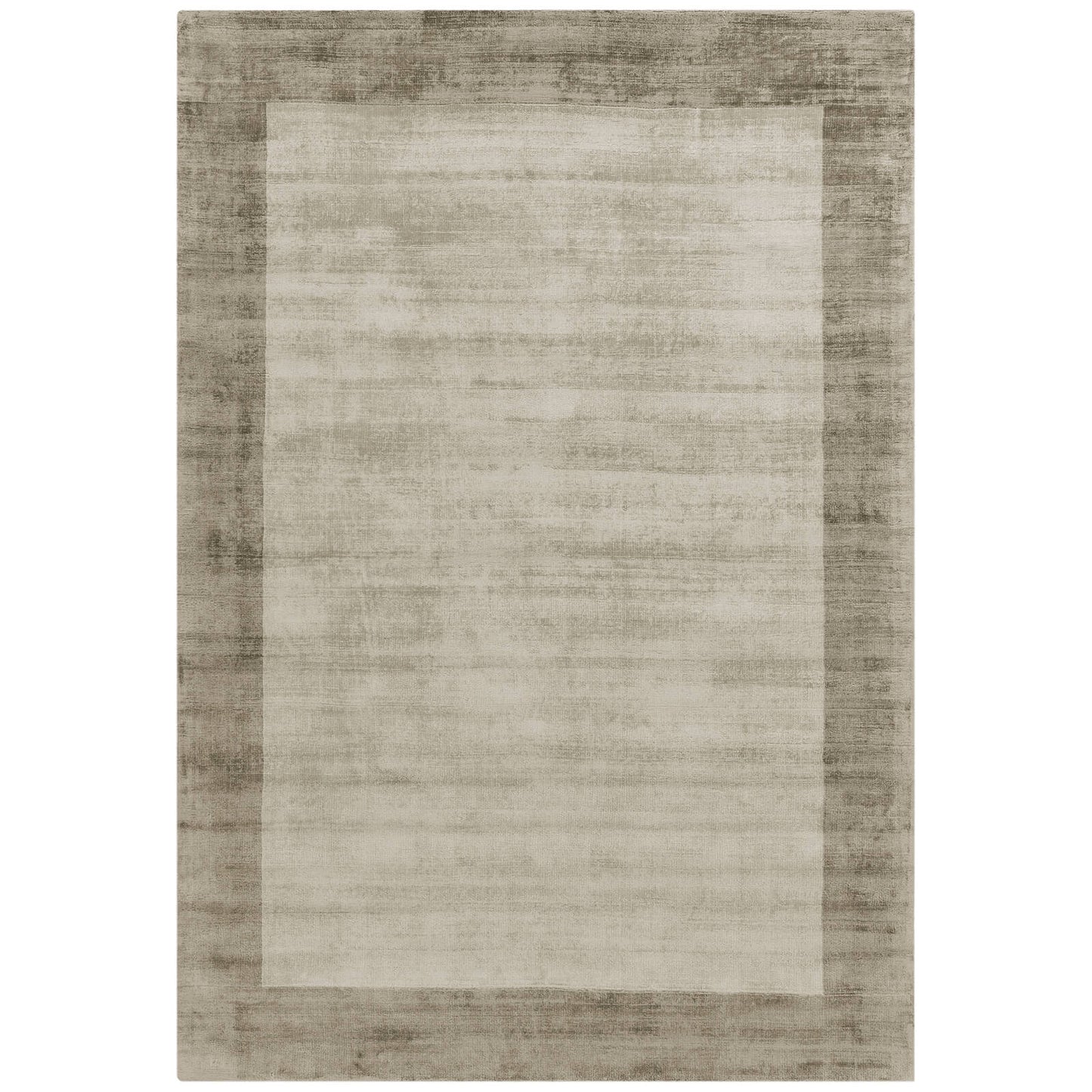 Asiatic Blade Border Smoke / Putty Rug