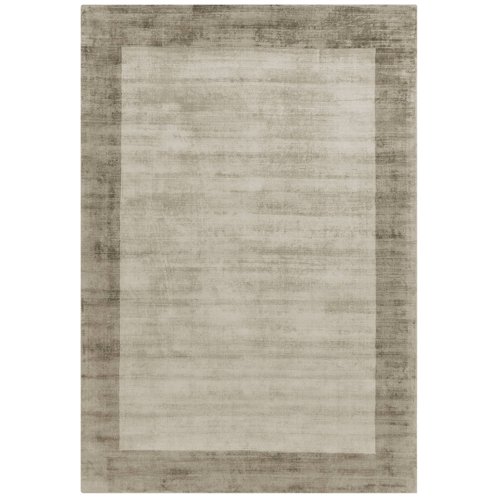 Asiatic Blade Border Smoke / Putty Rug