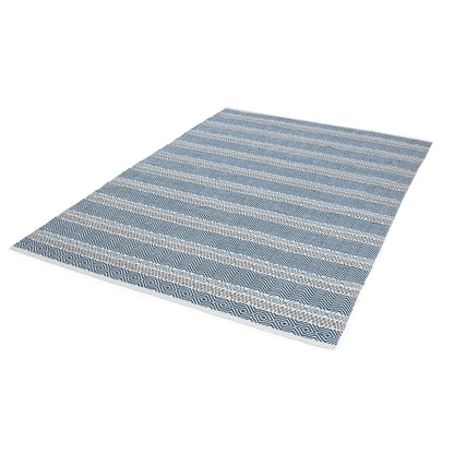 Asiatic Boardwalk Blue Multi Rug