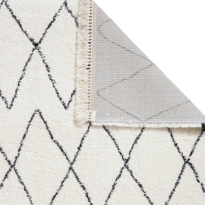 Think Rugs Boho 8280 White / Black Rug