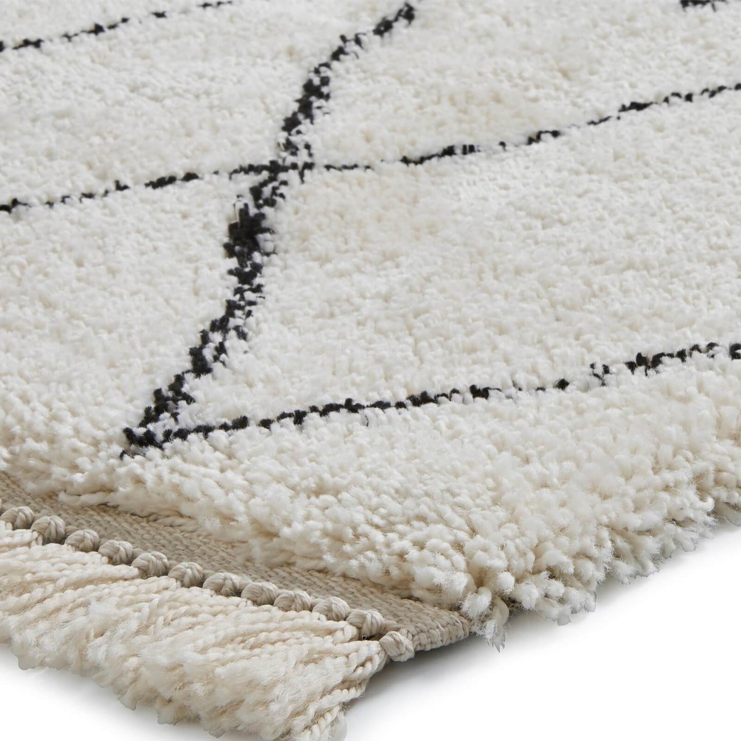 Think Rugs Boho 8280 White / Black Rug