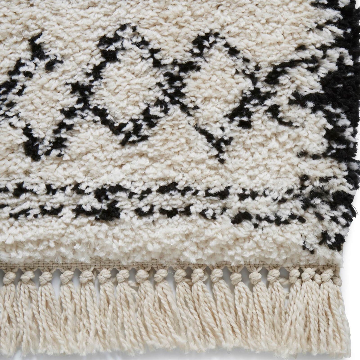 Think Rugs Boho 5402 Black / White Rug