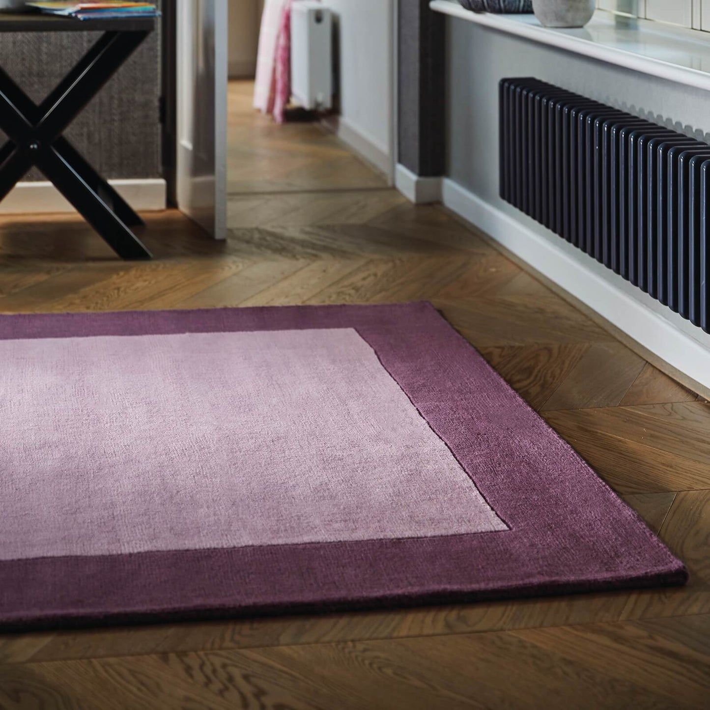 Origins Border Mauve Rug