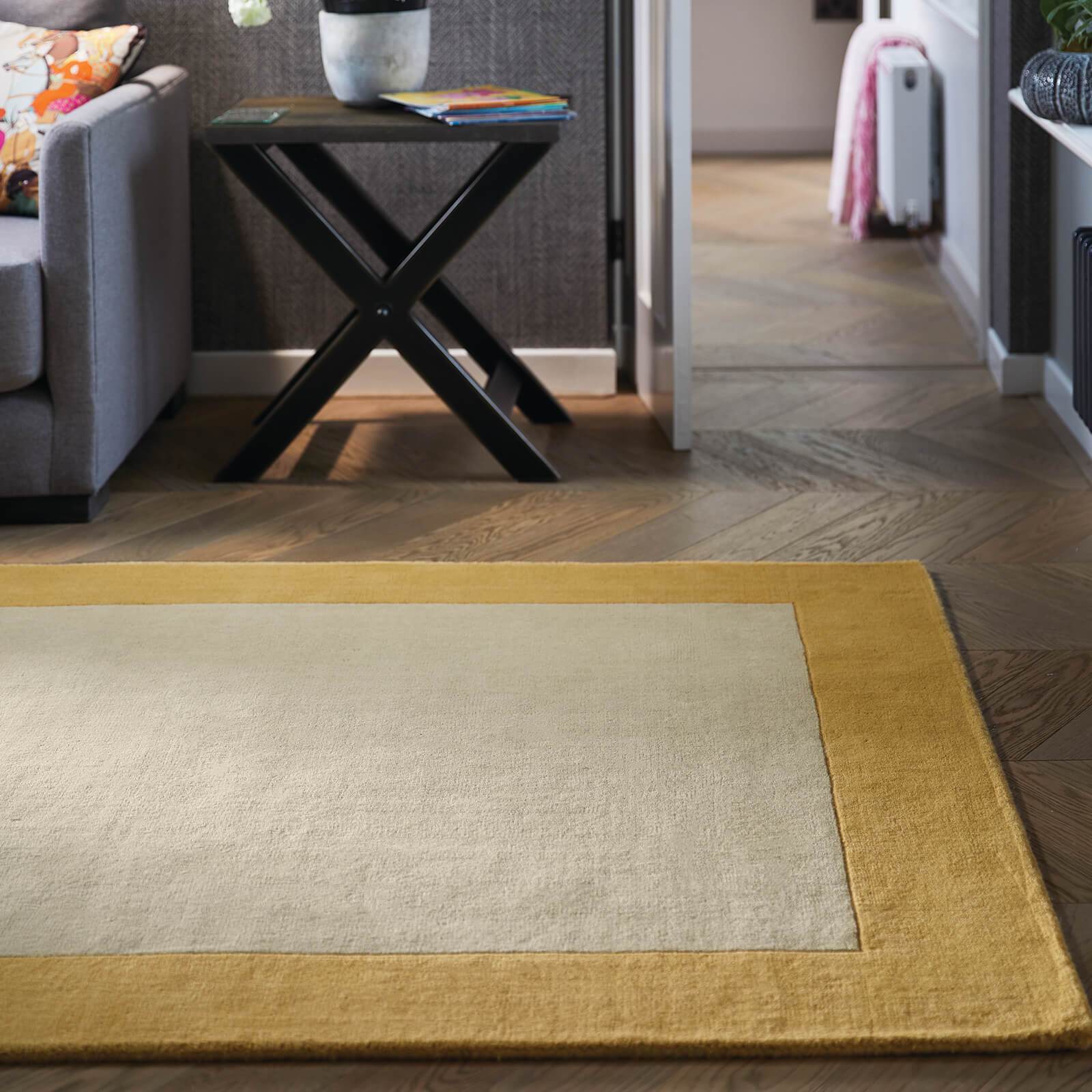 Origins Border Ochre Rug