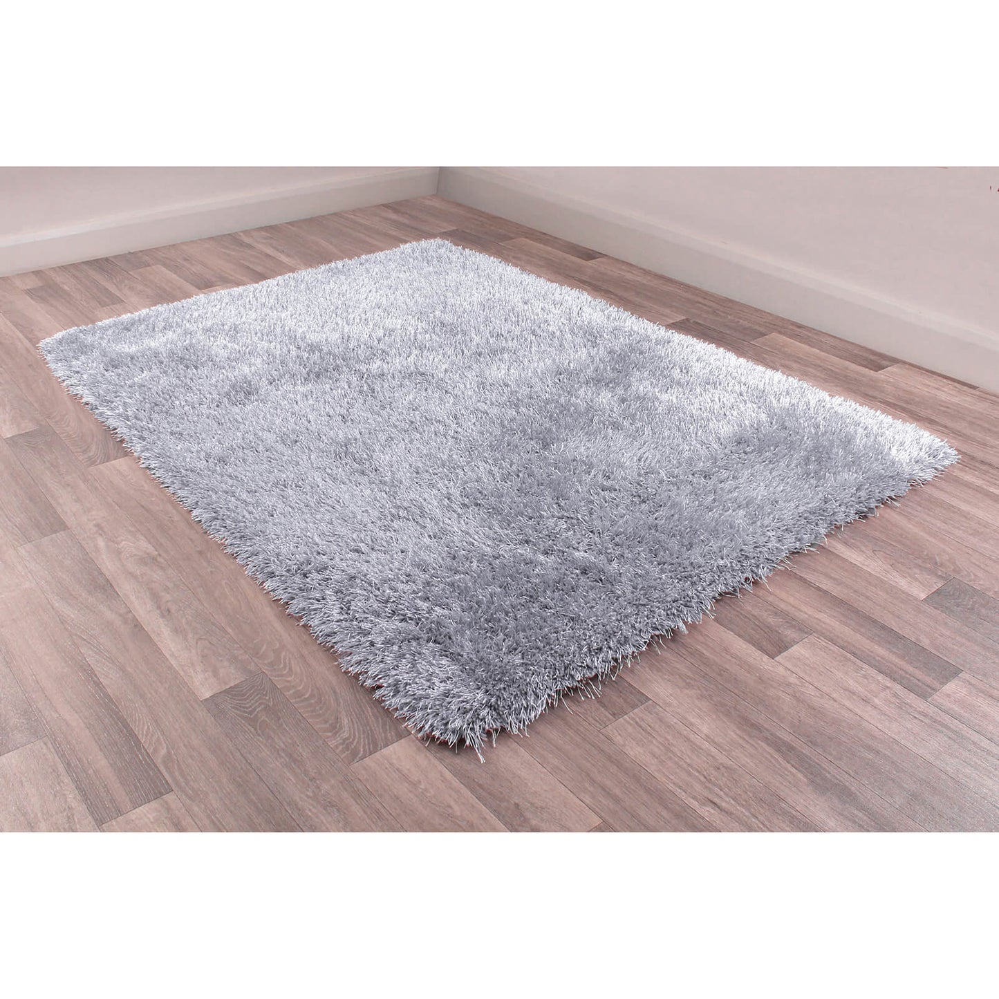 Ultimate Home Living Boston Plain Silver Rug