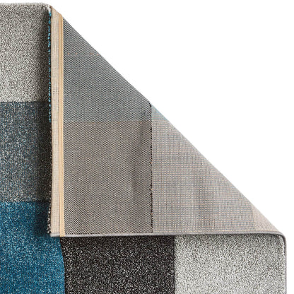 Think Rugs Brooklyn 646 Blue / Grey Rug