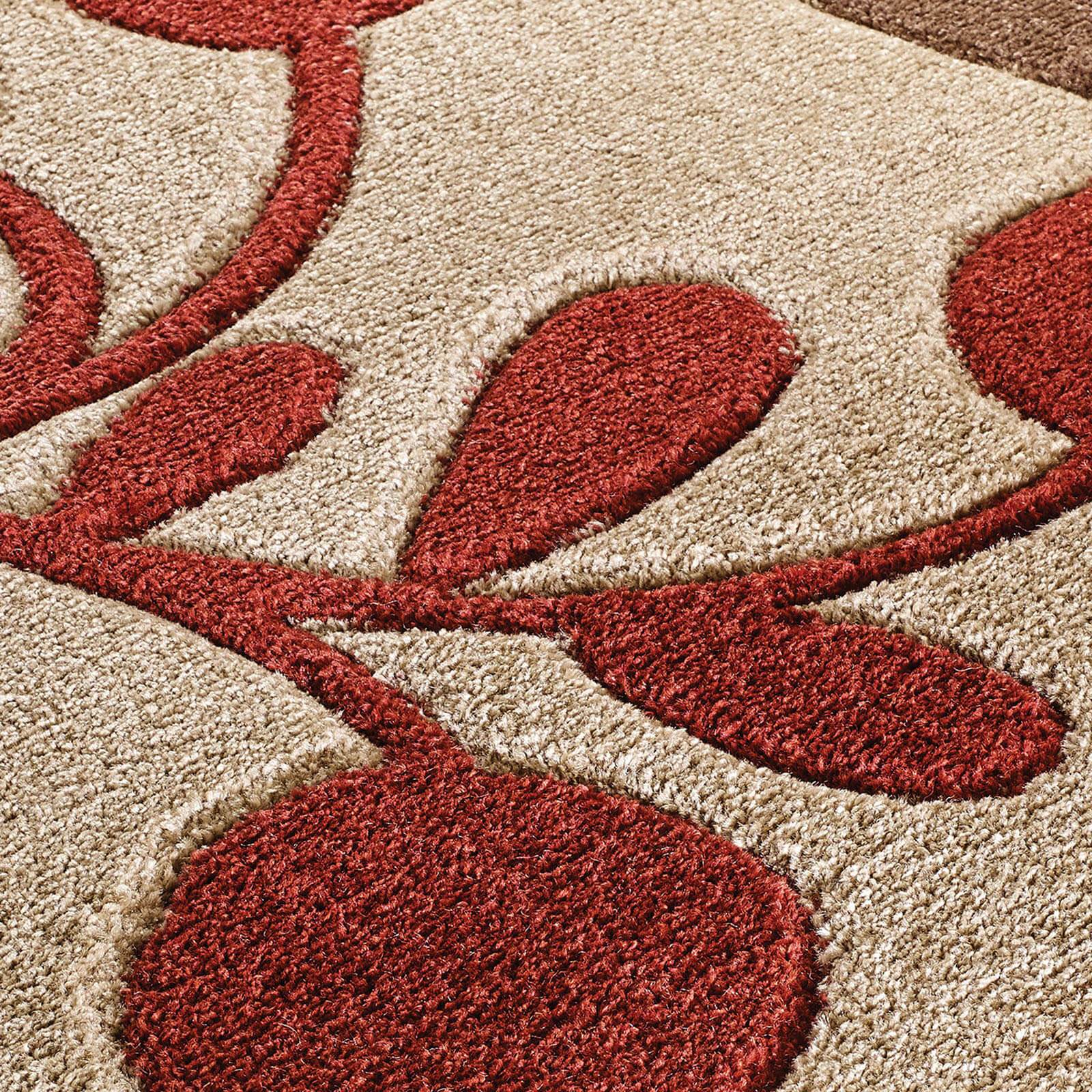 Oriental Weavers Portland 1096 M Beige / Cream / Red / Terra Rug