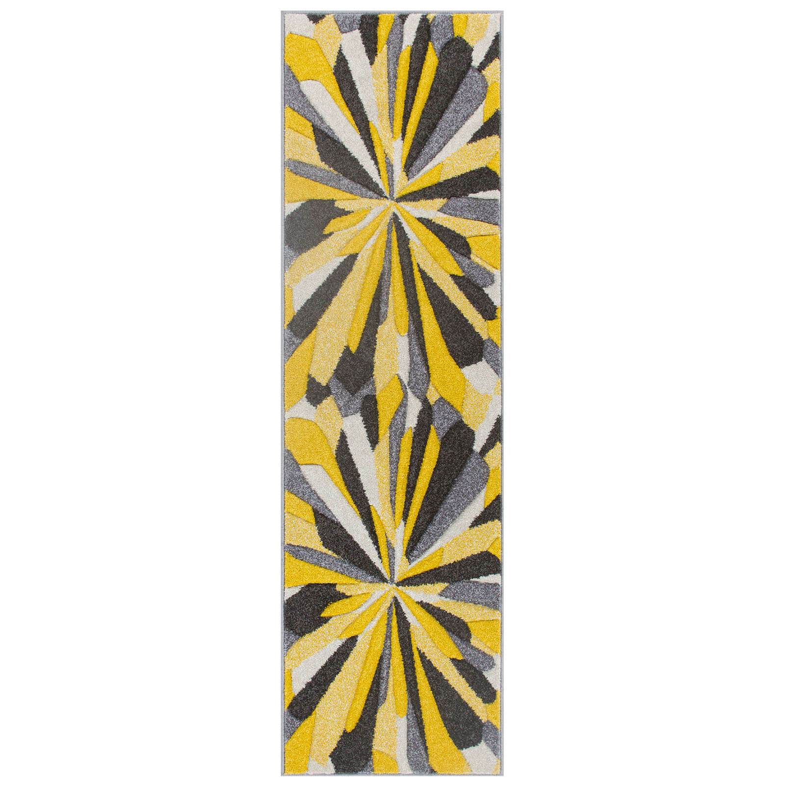 Oriental Weavers Portland 3337 A Grey / Cream / Yellow Rug