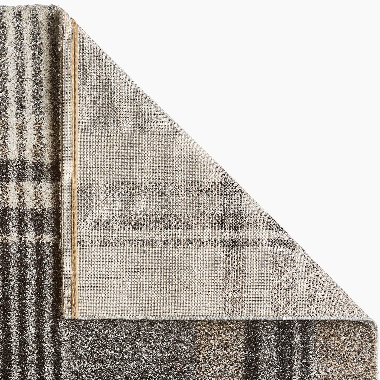 Think Rugs Elegant 4892 Beige / Black Rug