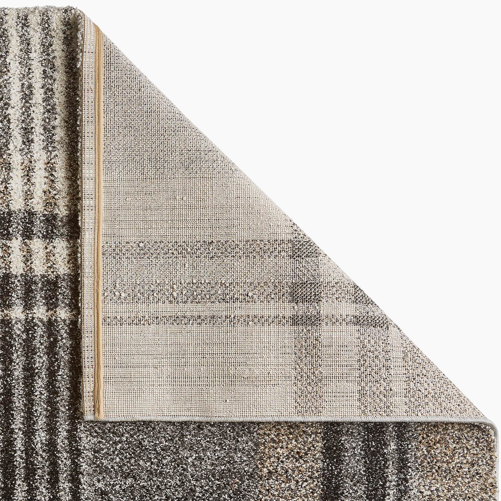 Think Rugs Elegant 4892 Beige / Black Rug