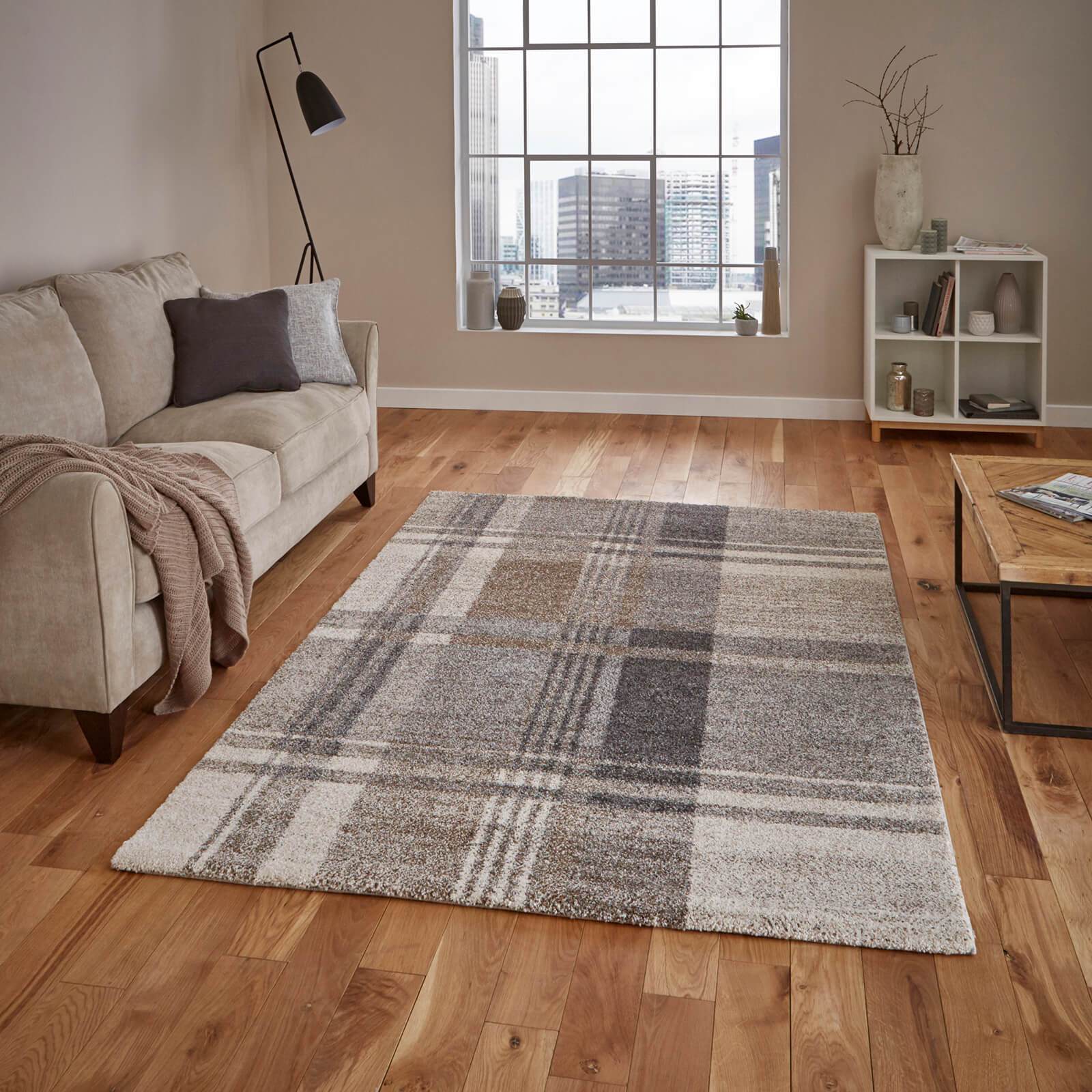 Think Rugs Elegant 4892 Beige / Grey Rug