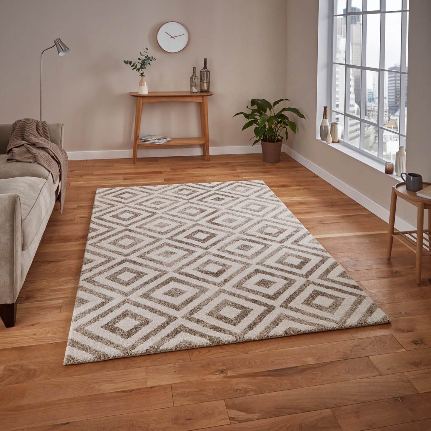 Think Rugs Elegant 4893 Beige Rug