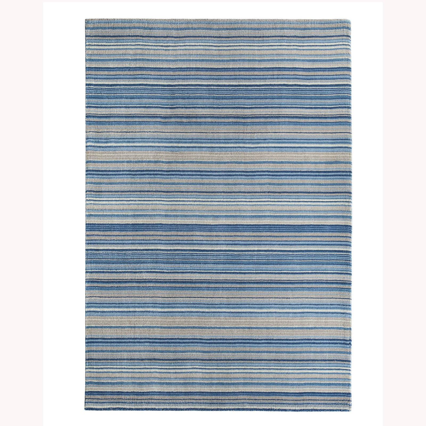 Origins Fine Stripes Blue / Beige Rug