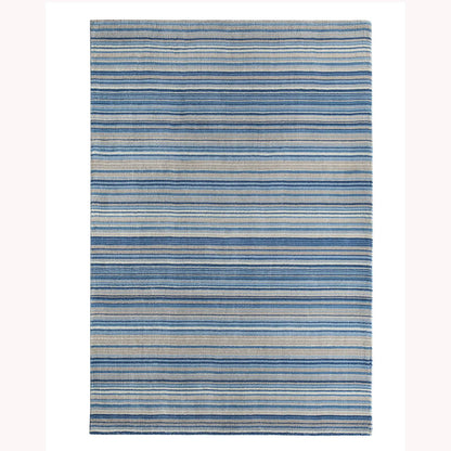 Origins Fine Stripes Blue / Beige Rug