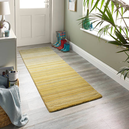 Origins Fine Stripes Ochre Rug