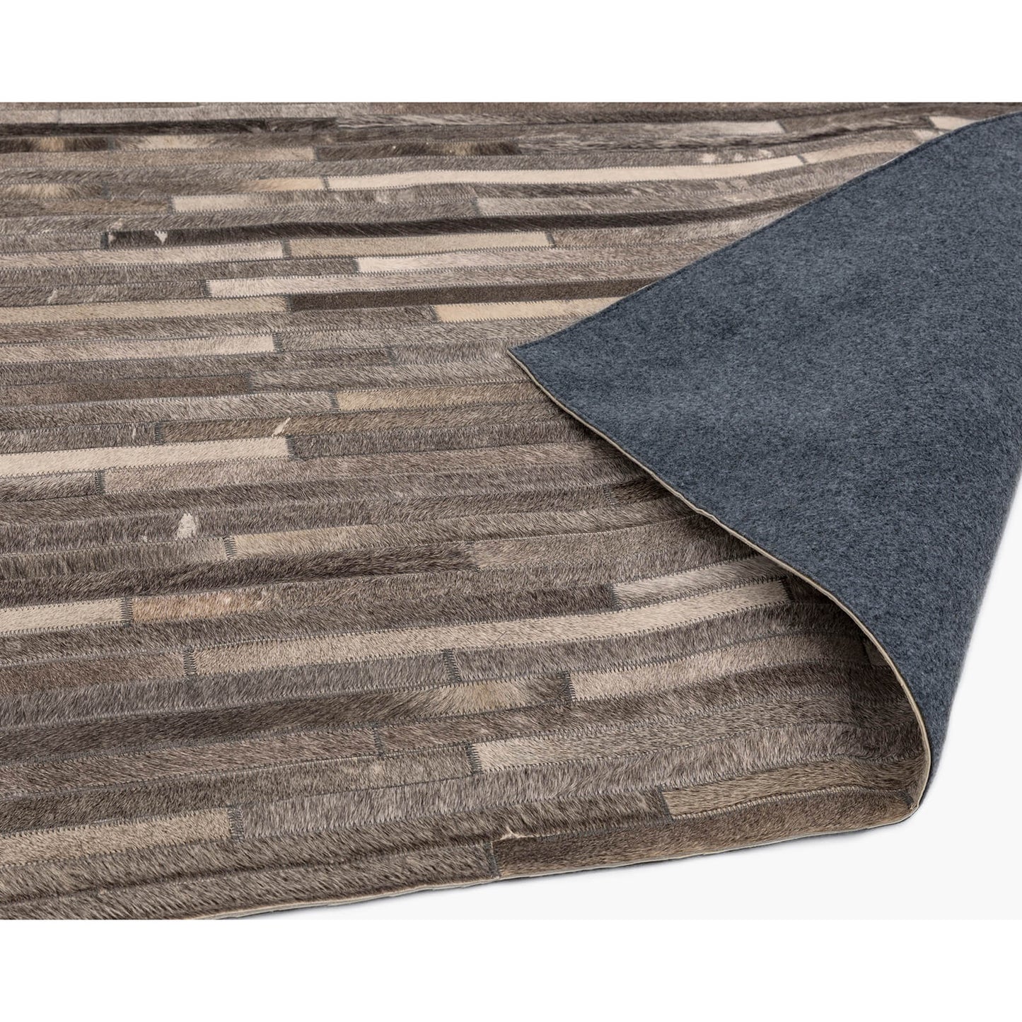 Asiatic Gaucho Stripe Dark Grey Rug