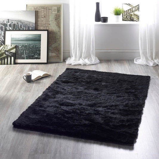 Origins Glamour Shimmer Black Rug