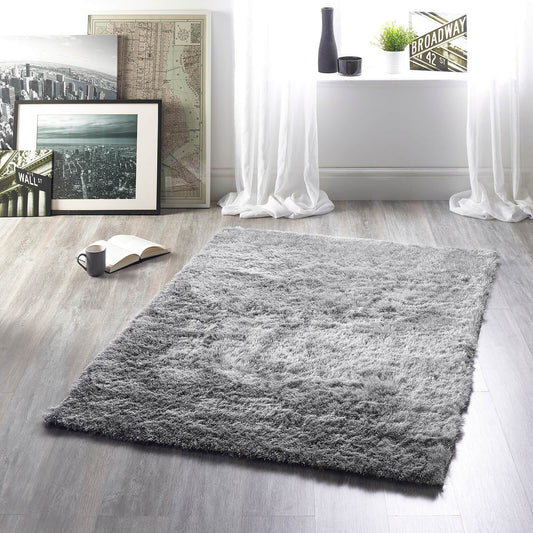 Origins Glamour Shimmer Silver Rug