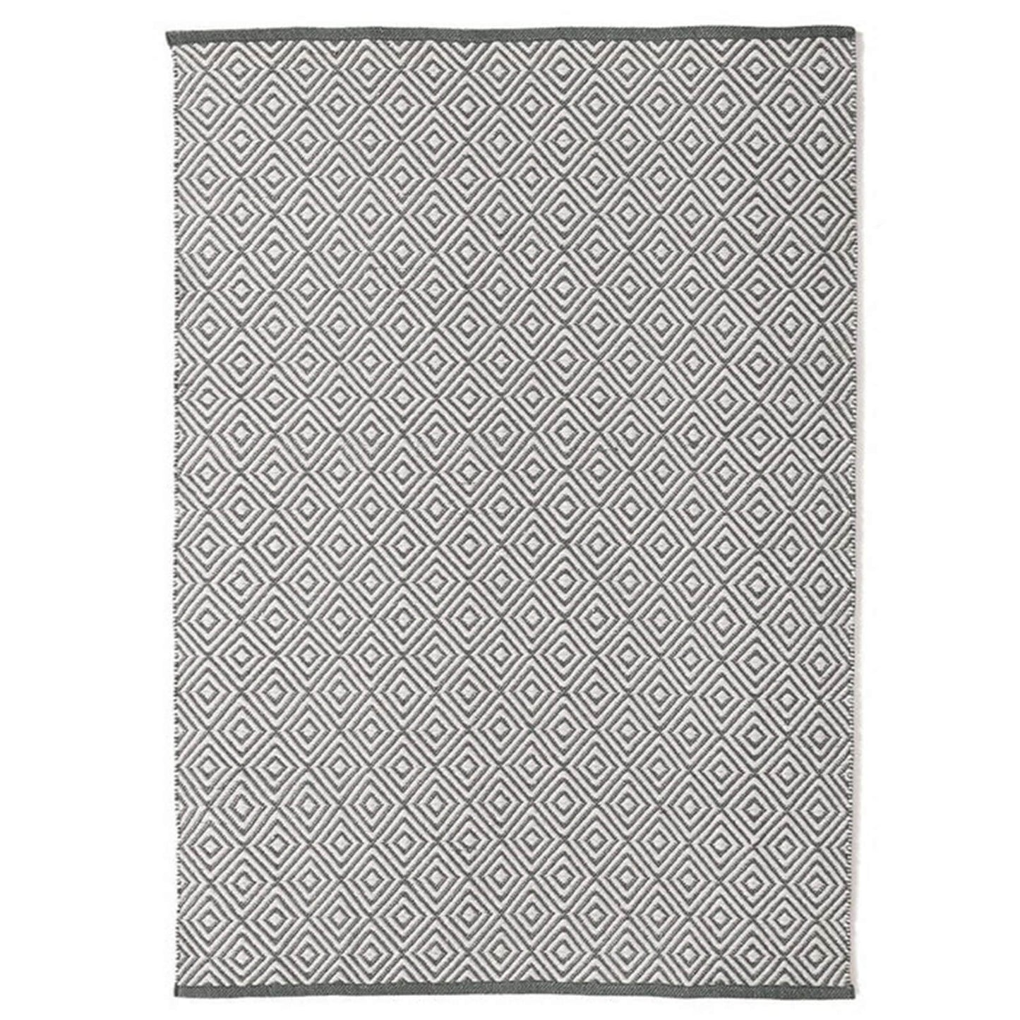 Hug Rug Woven Herringbone Rug Warm Grey Rug