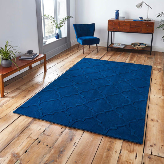 Think Rugs Hong Kong 8583 Navy Rug