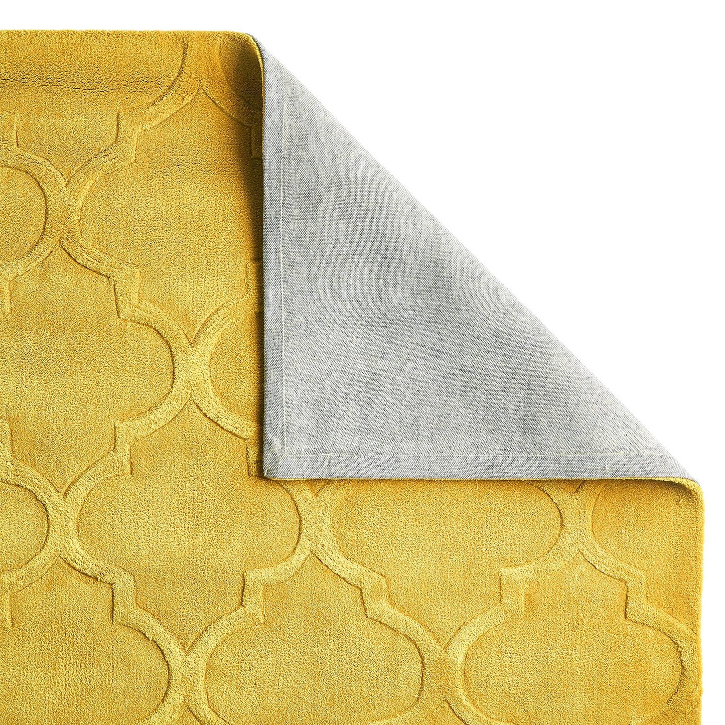 Think Rugs Hong Kong 8583 Yellow Rug