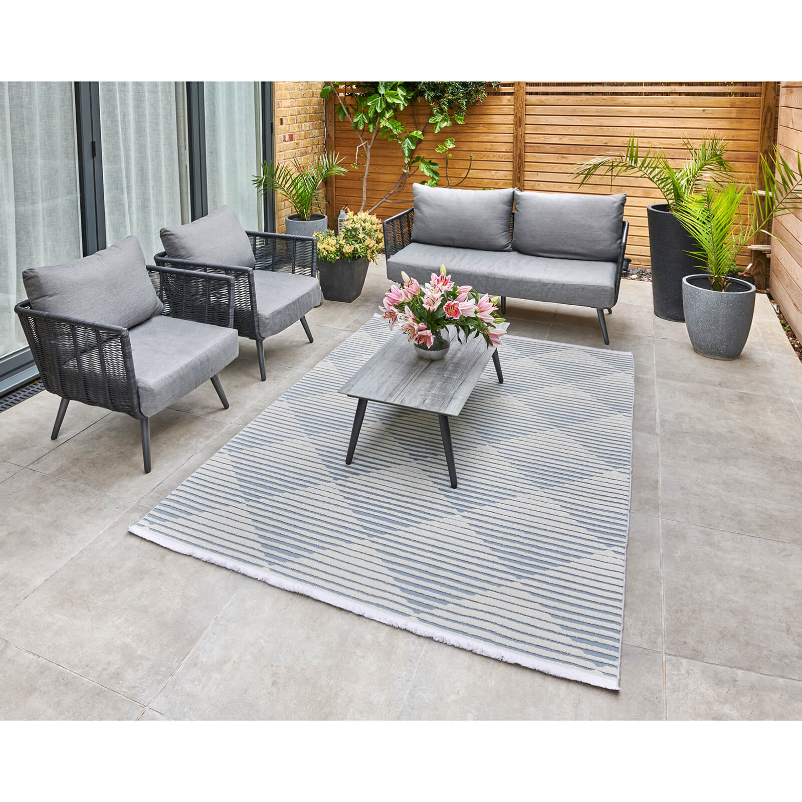 Concept Looms Jazz JAZ08 Blue Rug