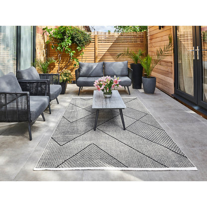 Concept Looms Jazz JAZ16 Grey Black Rug