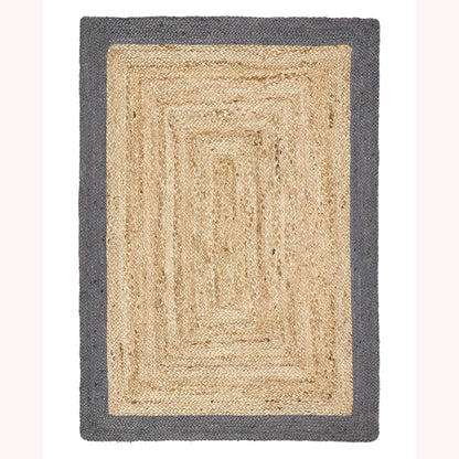 Origins Jute Border Grey Rug