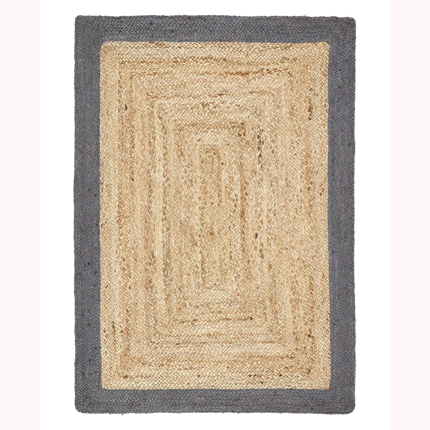 Origins Jute Border Grey Rug