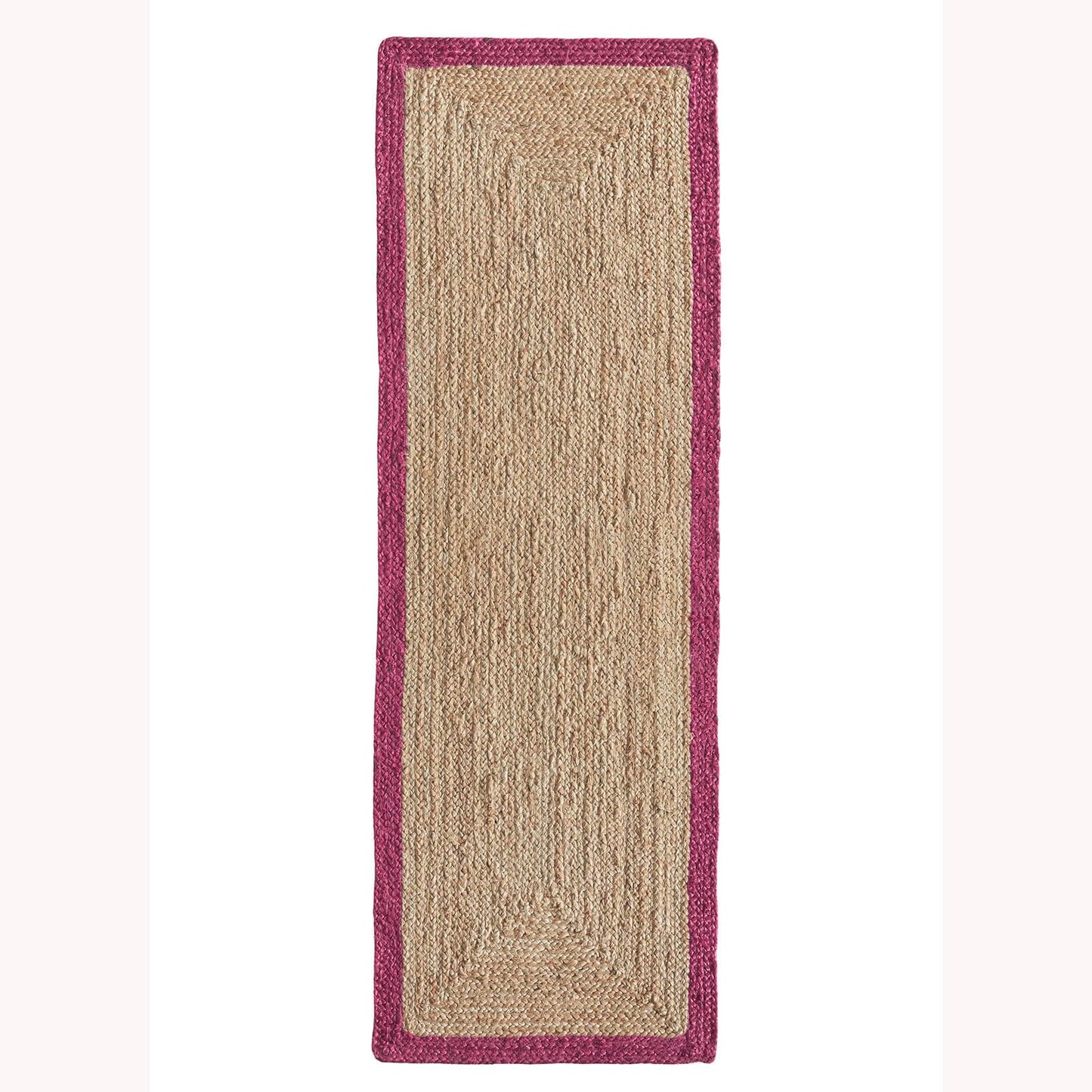 Origins Jute Border Raspberry Rug