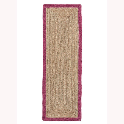 Origins Jute Border Raspberry Rug