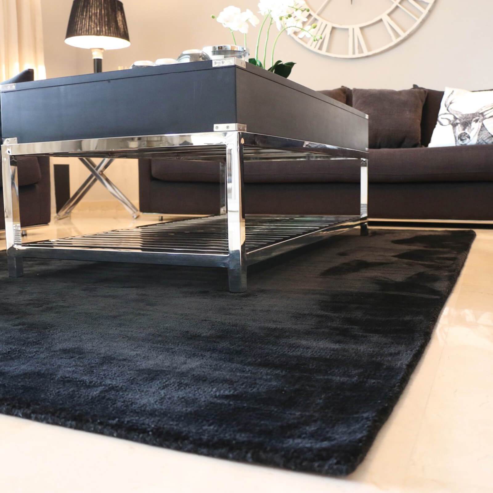 Rug Guru Karma Jet Black Rug