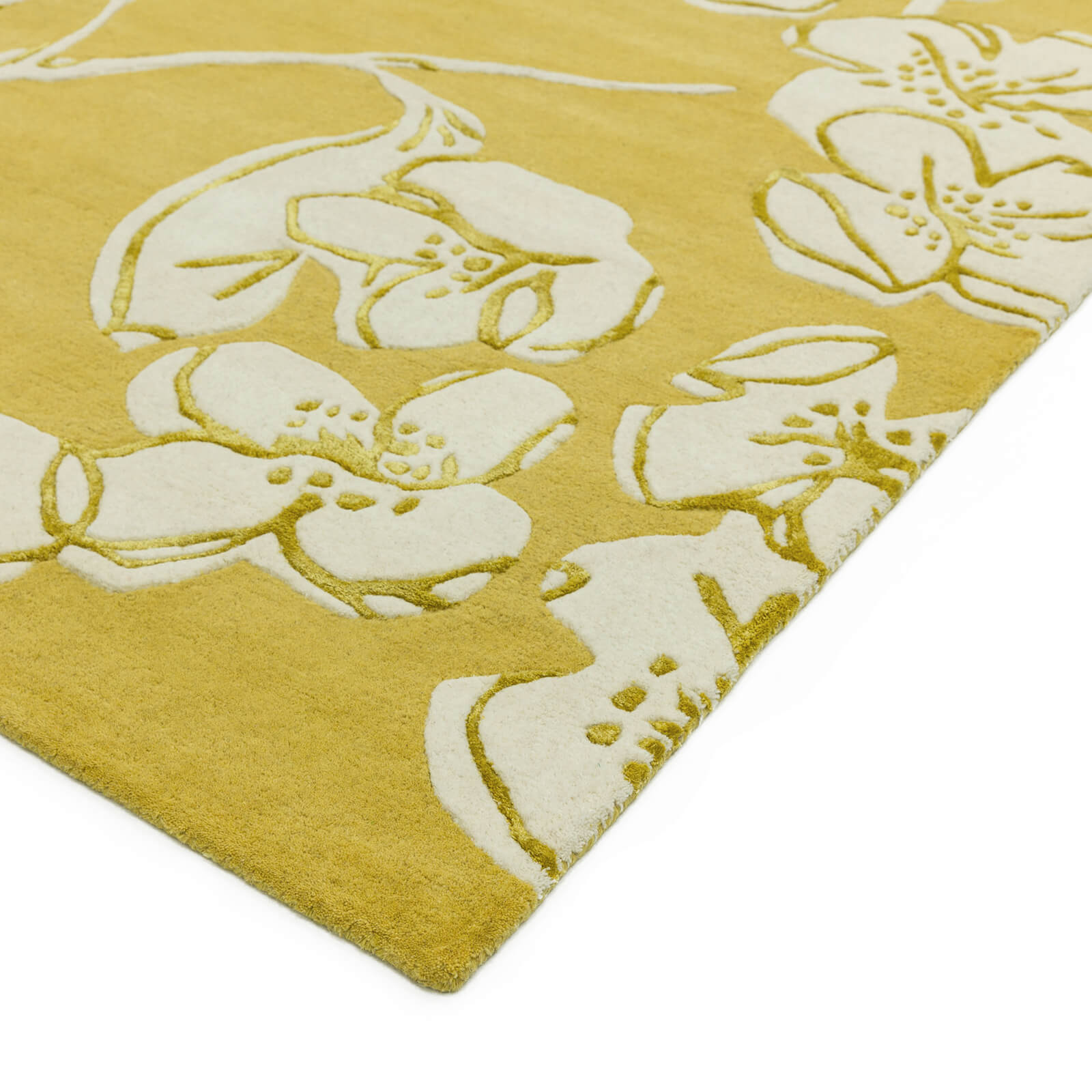 Asiatic Matrix MAX15 Devore Yellow Rug