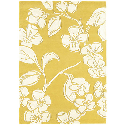 Asiatic Matrix MAX15 Devore Yellow Rug