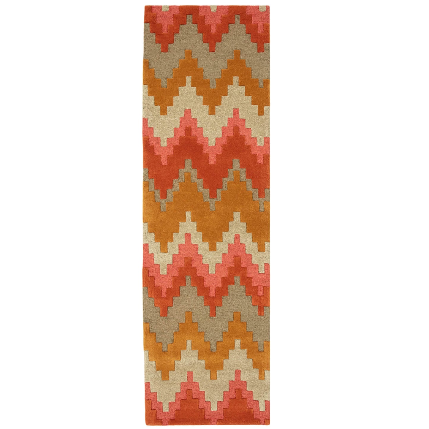 Matrix MAX23 Cuzzo Sienna Orange and Terracotta Modern Rugs