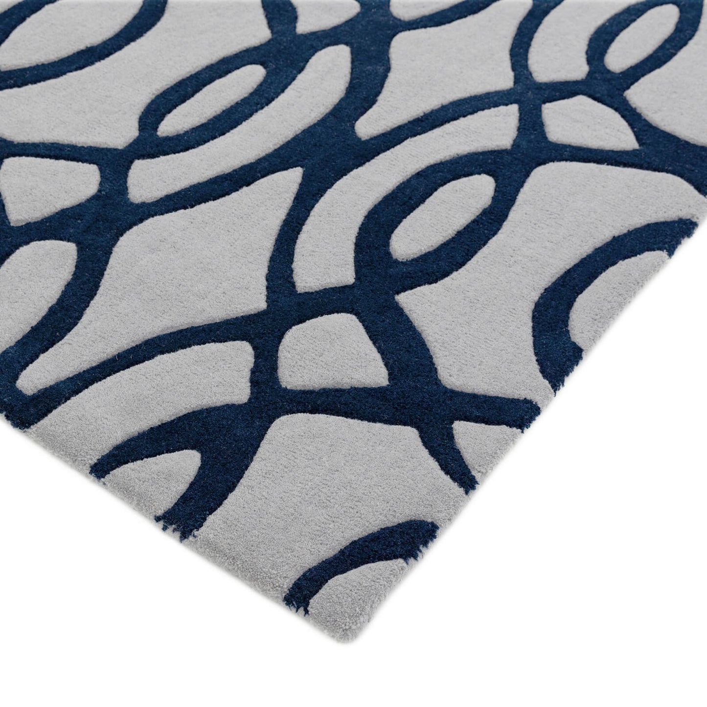 Asiatic Matrix MAX36 Wire Blue Rug