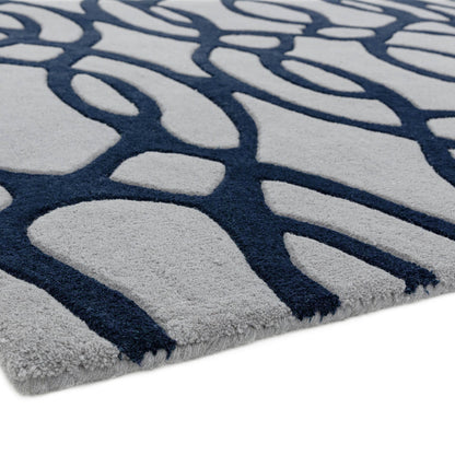 Asiatic Matrix MAX36 Wire Blue Rug