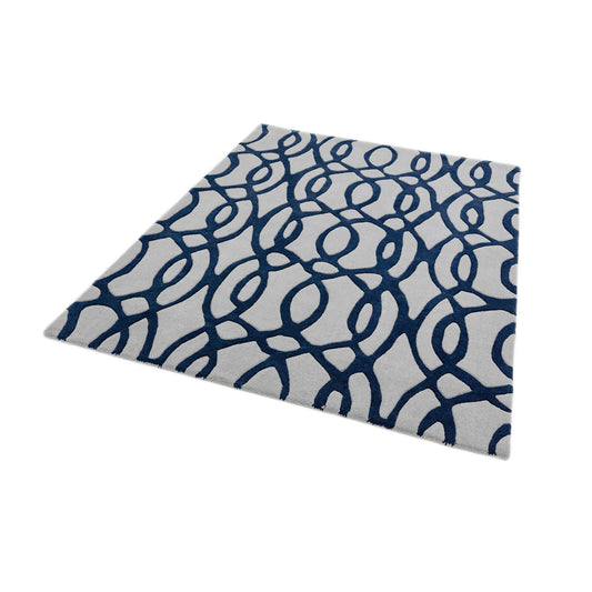 Asiatic Matrix MAX36 Wire Blue Rug