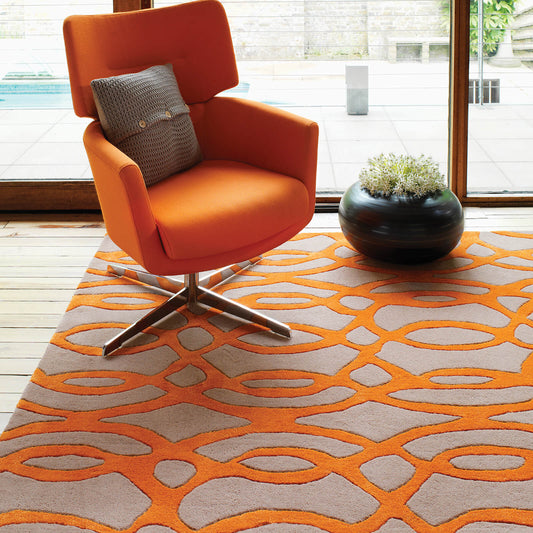 Asiatic Matrix MAX37 Wire Orange Rug