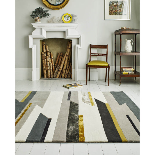 Asiatic Matrix MAX62 Rhombus Mustard Rug