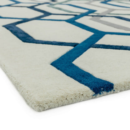 Asiatic Matrix MAX65 Hexagon White Rug