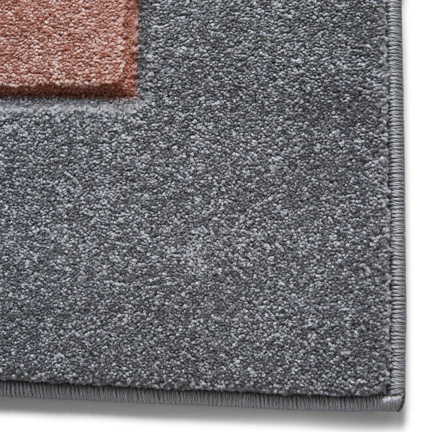 Think Rugs Matrix MT04 Grey / Rose Rug