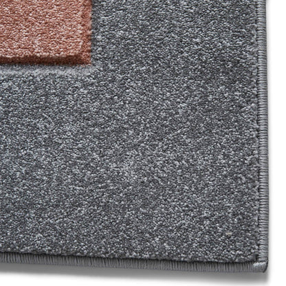 Think Rugs Matrix MT04 Grey / Rose Rug