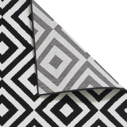 Think Rugs Matrix MT 89 Black / White Rug