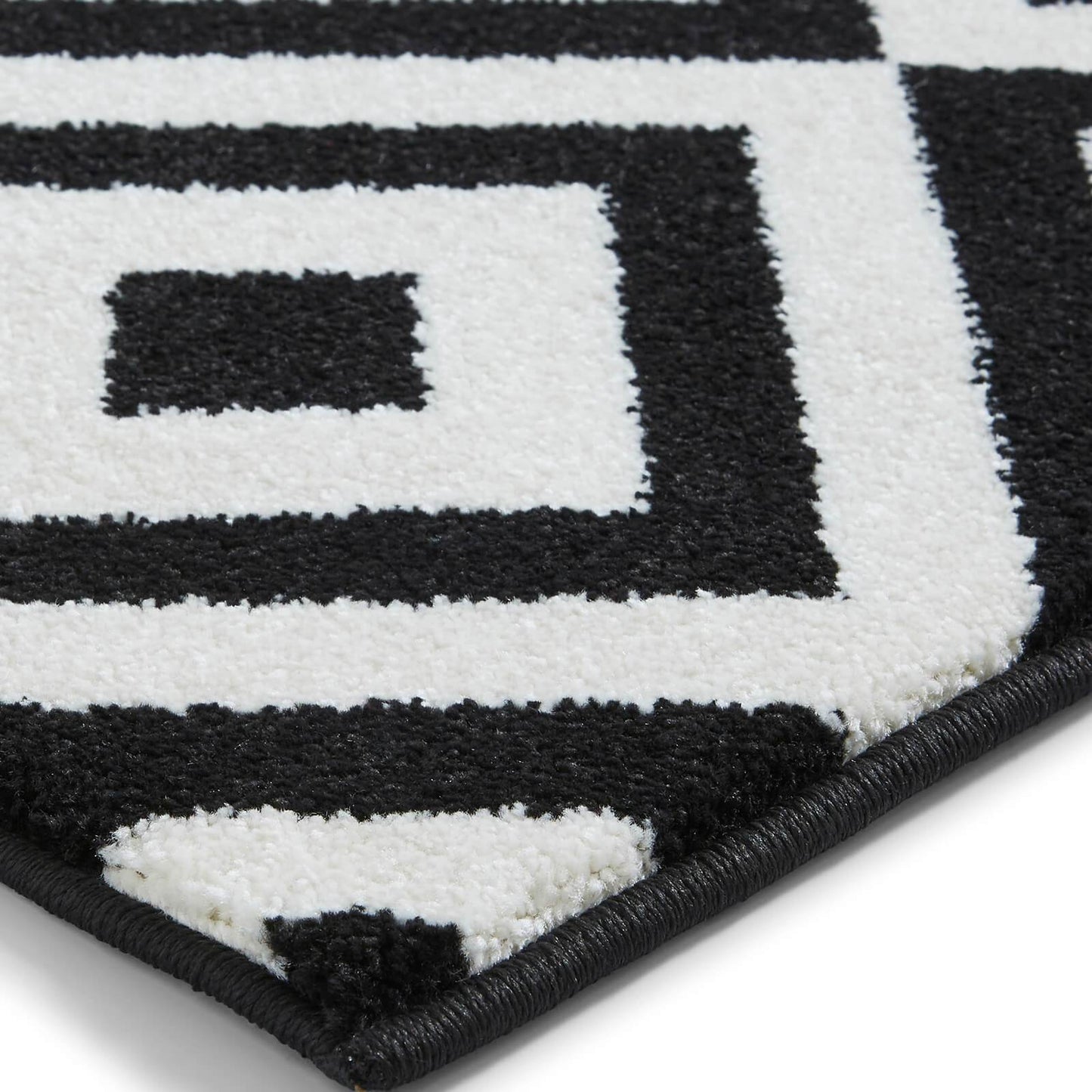 Think Rugs Matrix MT 89 Black / White Rug