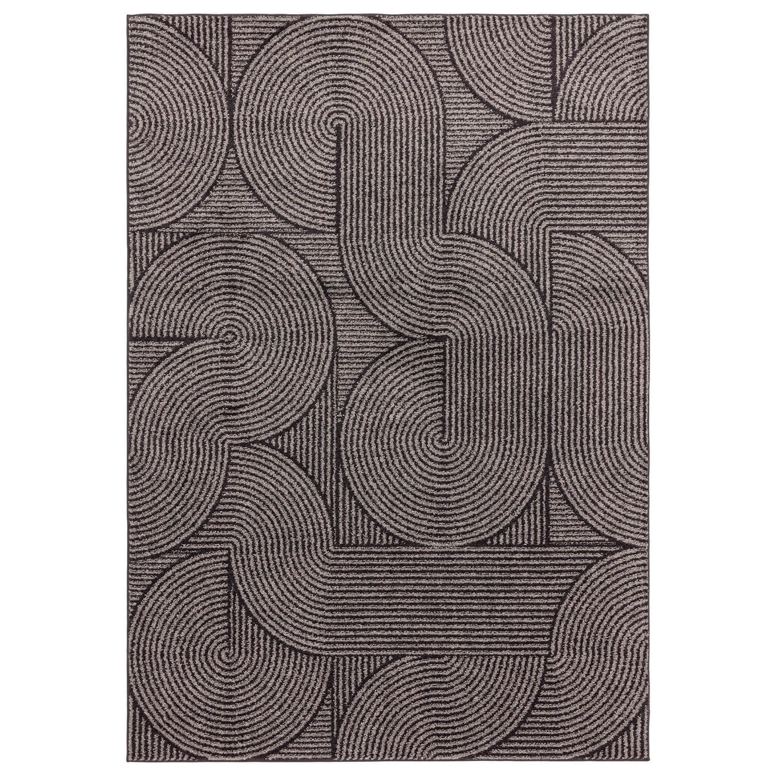 Asiatic Muse MU01 Swirl Charcoal Rug