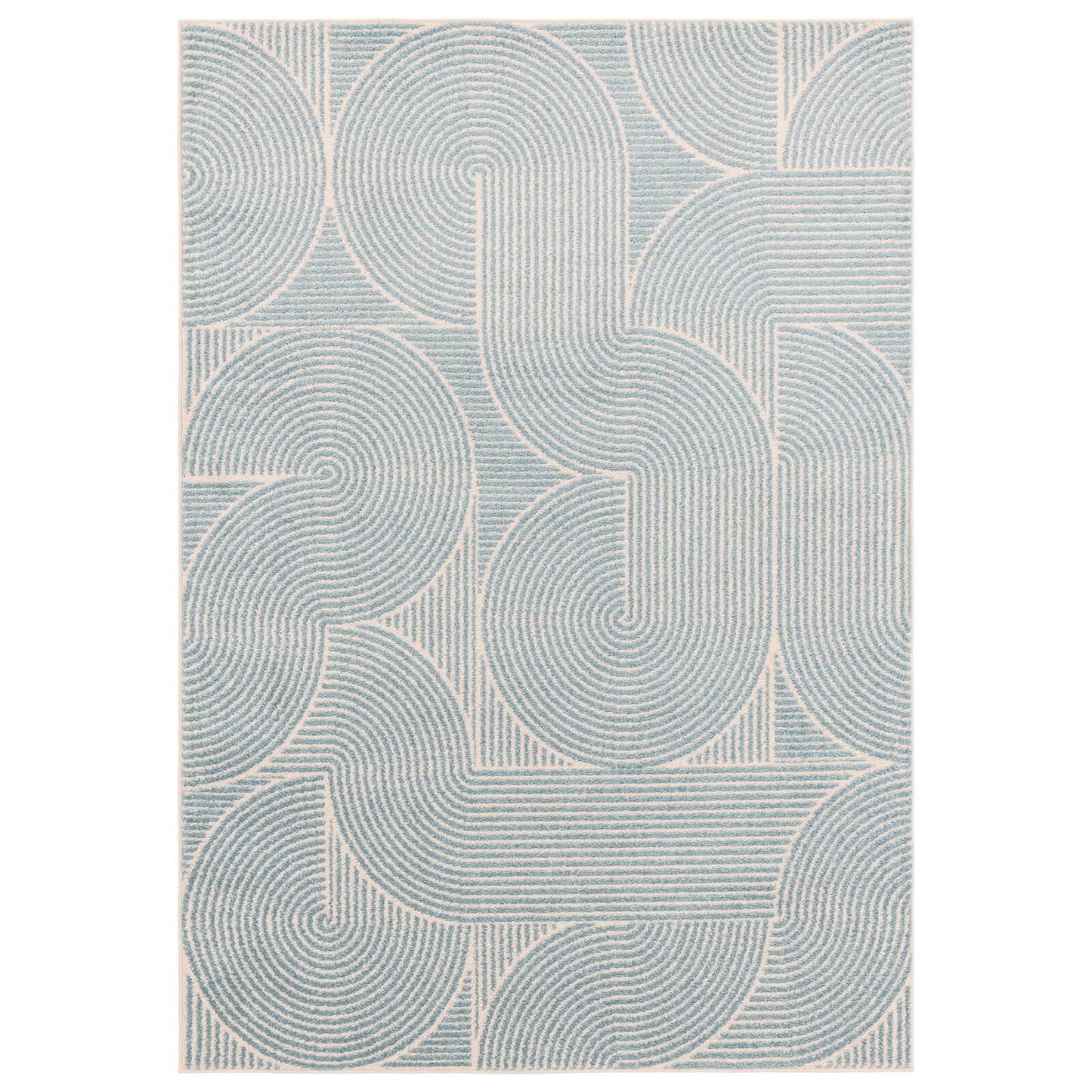 Asiatic Muse MU02 Swirl Blue Rug