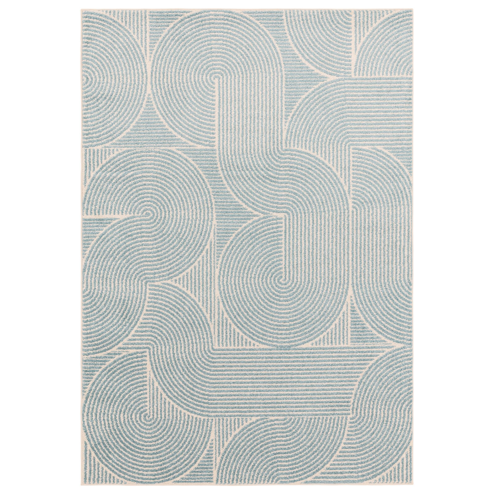 Asiatic Muse MU02 Swirl Blue Rug