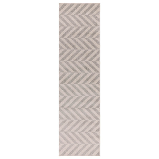 Asiatic Muse MU07 Chevron Grey Runner